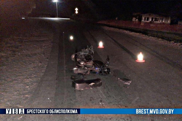 Два бесправника столкнулись в Брестской области, один из них погиб