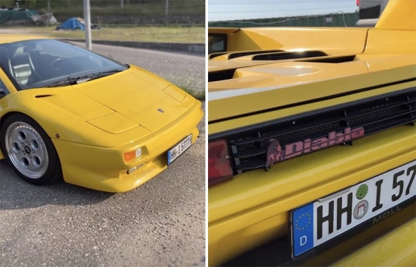 В Беларуси замечен редкий Lamborghini Diablo
