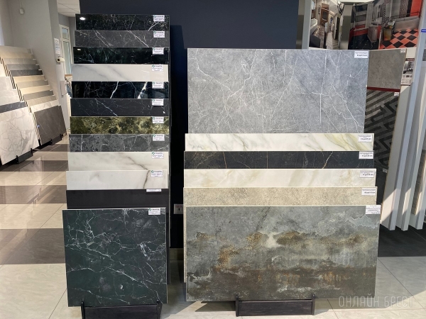 Прогулялись по «Квадратному метру» и удивились изобилию. Современная керамическая плитка по низким ценам в дискаунтере на Кирова, 48 в Бресте