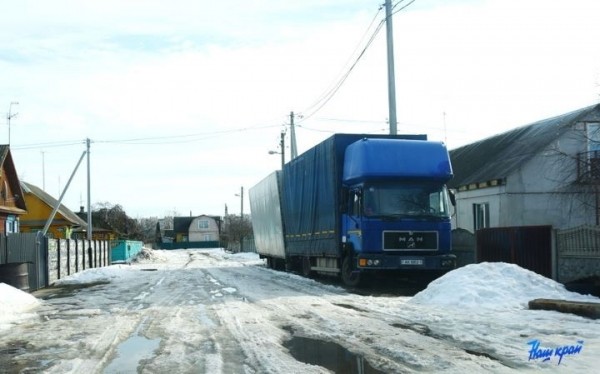 Стоянка фуры в Барановичах обошлась в 290 рублей