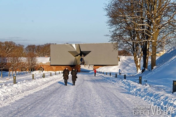 Пейзажи зимней Брестской крепости