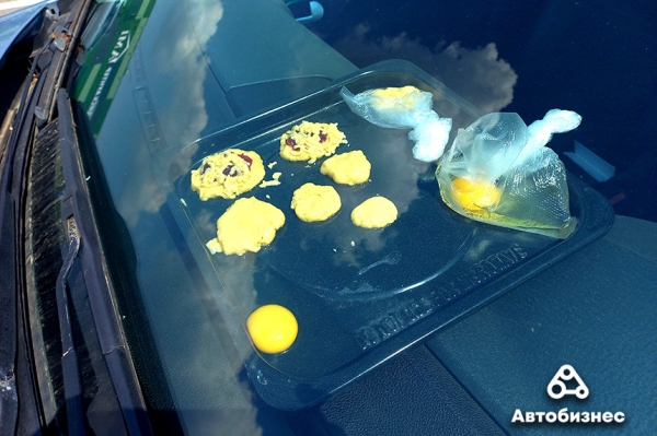 Это даже можно есть! Превратили автомобиль в духовку, яйцеварку и йогуртницу