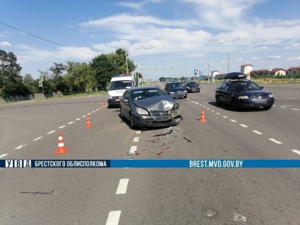 На въезде в Брест произошло ДТП. Подробности На въезде в Брест произошло ДТП. Подробности