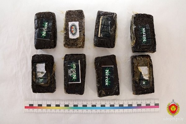 На границе в Бресте изъята крупная партия наркотиков (186 свертков с гашишем)