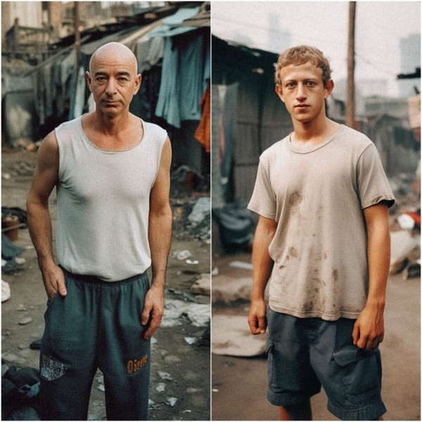 Так выглядели бы IT-миллиардеры, если бы были бедными Так выглядели бы IT-миллиардеры, если бы были бедными