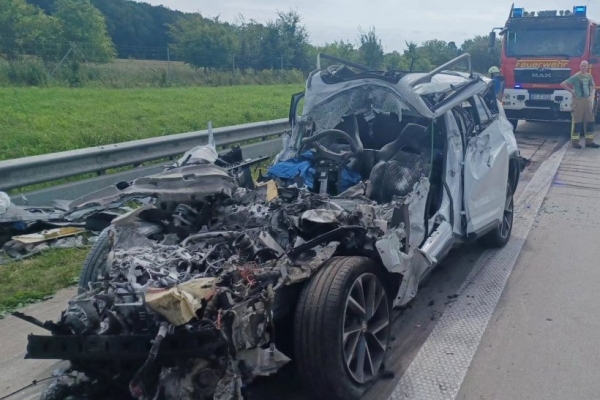 В Германии в ДТП с фурой белоруса погиб водитель Skoda