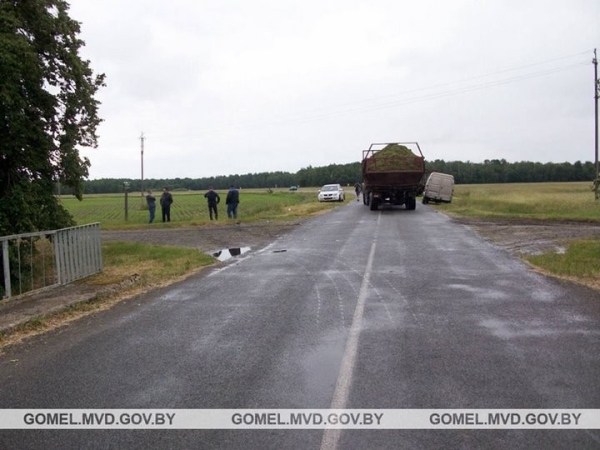 Водитель нарушила правила обгона – Renault с двумя детьми опрокинулся в канал