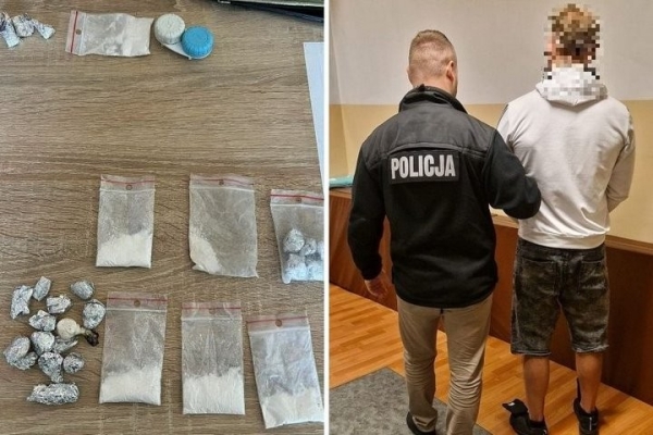 В Польше у белоруса нашли более 30 доз разных наркотиков