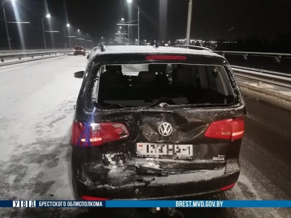 В Бресте за 5 минут произошло три ДТП