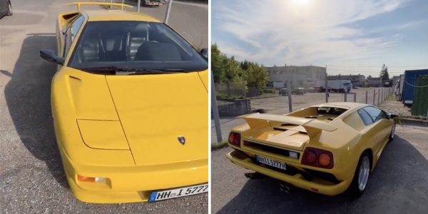 В Беларуси замечен редкий Lamborghini Diablo