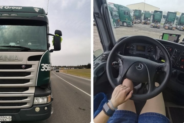 Девушка устроилась дальнобойщицей, чтобы работать с напарником-мужем